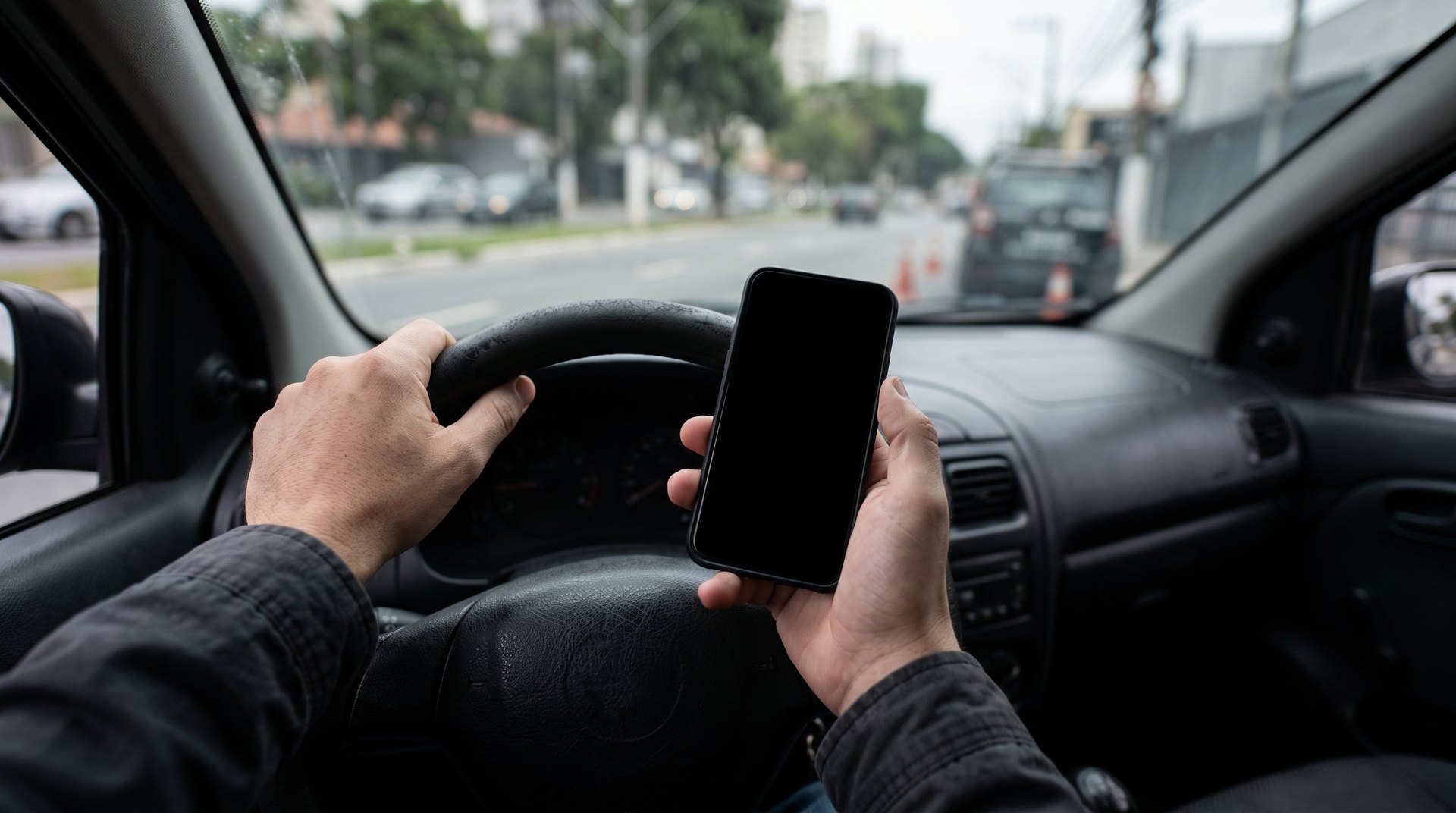Consulta no celular sobre notificação de trânsito em caso de bafômetro